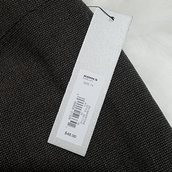 NWT Apt. 9 Plus Size Grey Business Skirt - Picture 3 of 6